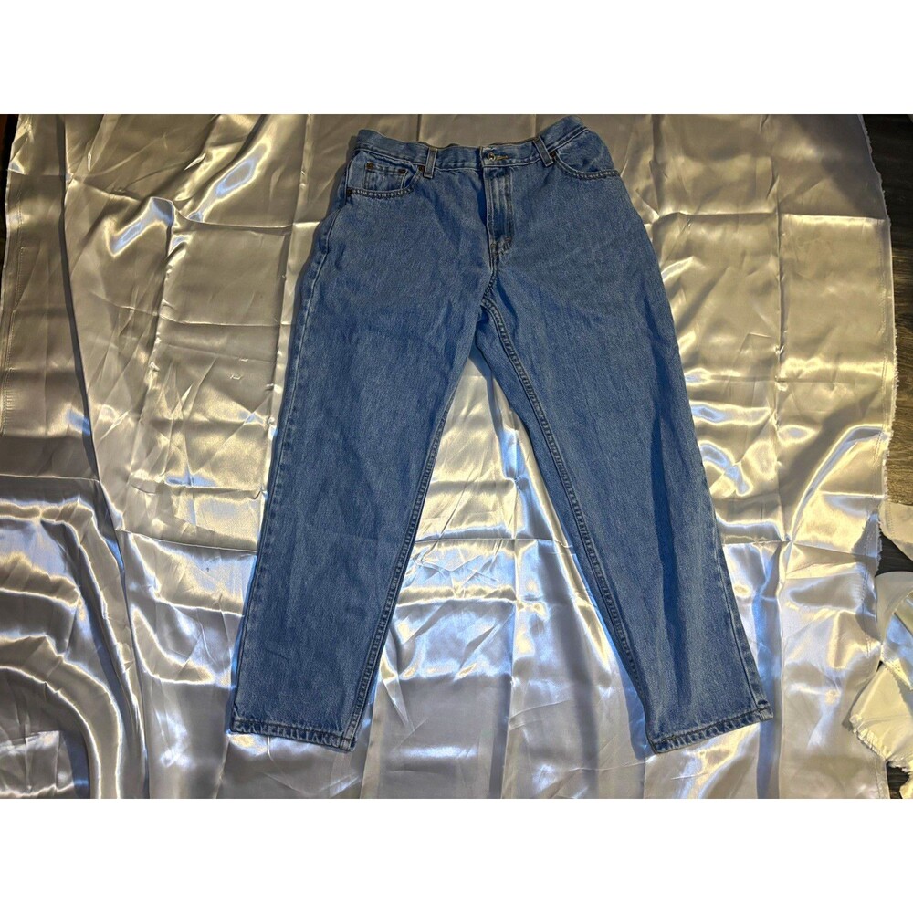 Vintage Levi's 550 Womens Jeans 12 S Classic Relaxed Tapered Leg High Rise Blue